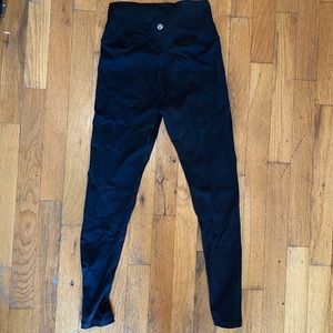 Lululemon black leggings, size 2